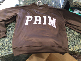 Brown mock neck sweatshirt