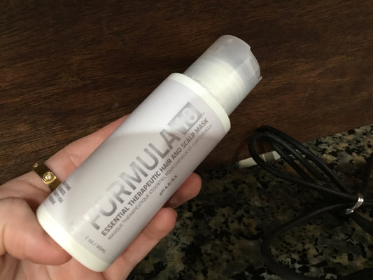 Mini therapeutic hair and scalp mask