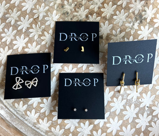 Drop Stud Earring